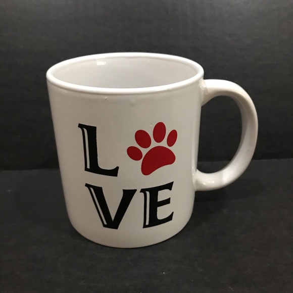 Pet Lover Coffee Tea Mugs Lot of 2 Ceramic 12oz - Picture 3 of 12
